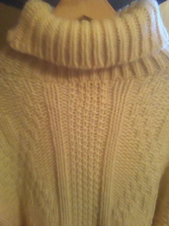 Vintage 65% wool fishermans sweater - image 2