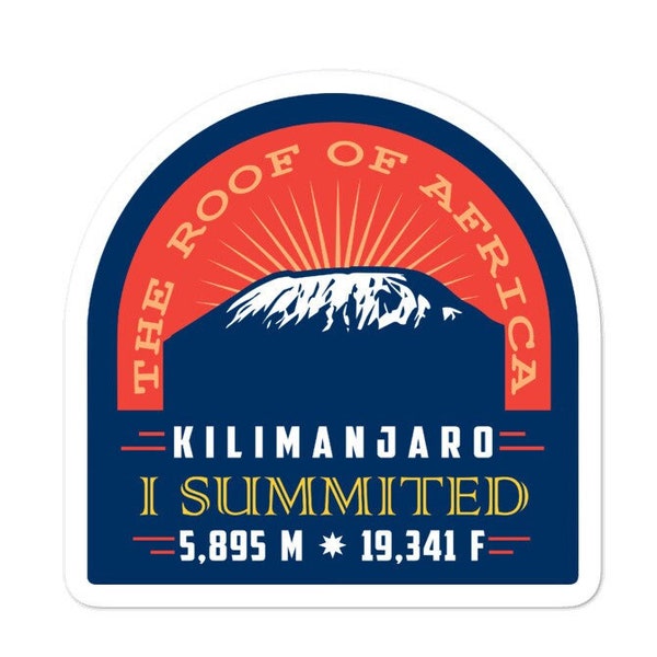 I Summited Mount Kilimanjaro Sticker