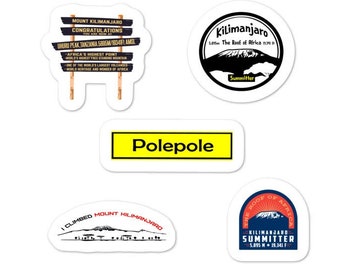 Kilimanjaro Small Sticker Pack| Mount Kilimanjaro Small Sticker Gift Pack