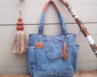 Blue Jeans Bag | Etsy