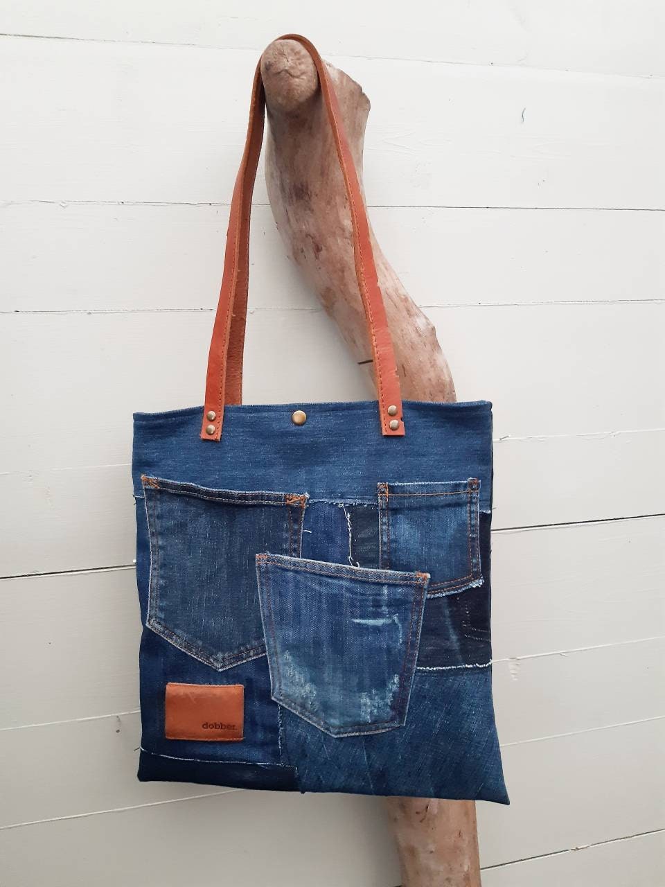 Small Jeans Tote Denim Bag Jeans Tote Bag No Waste Bag - Etsy