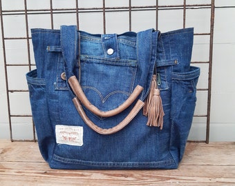 diy jeans upcycling bolsa