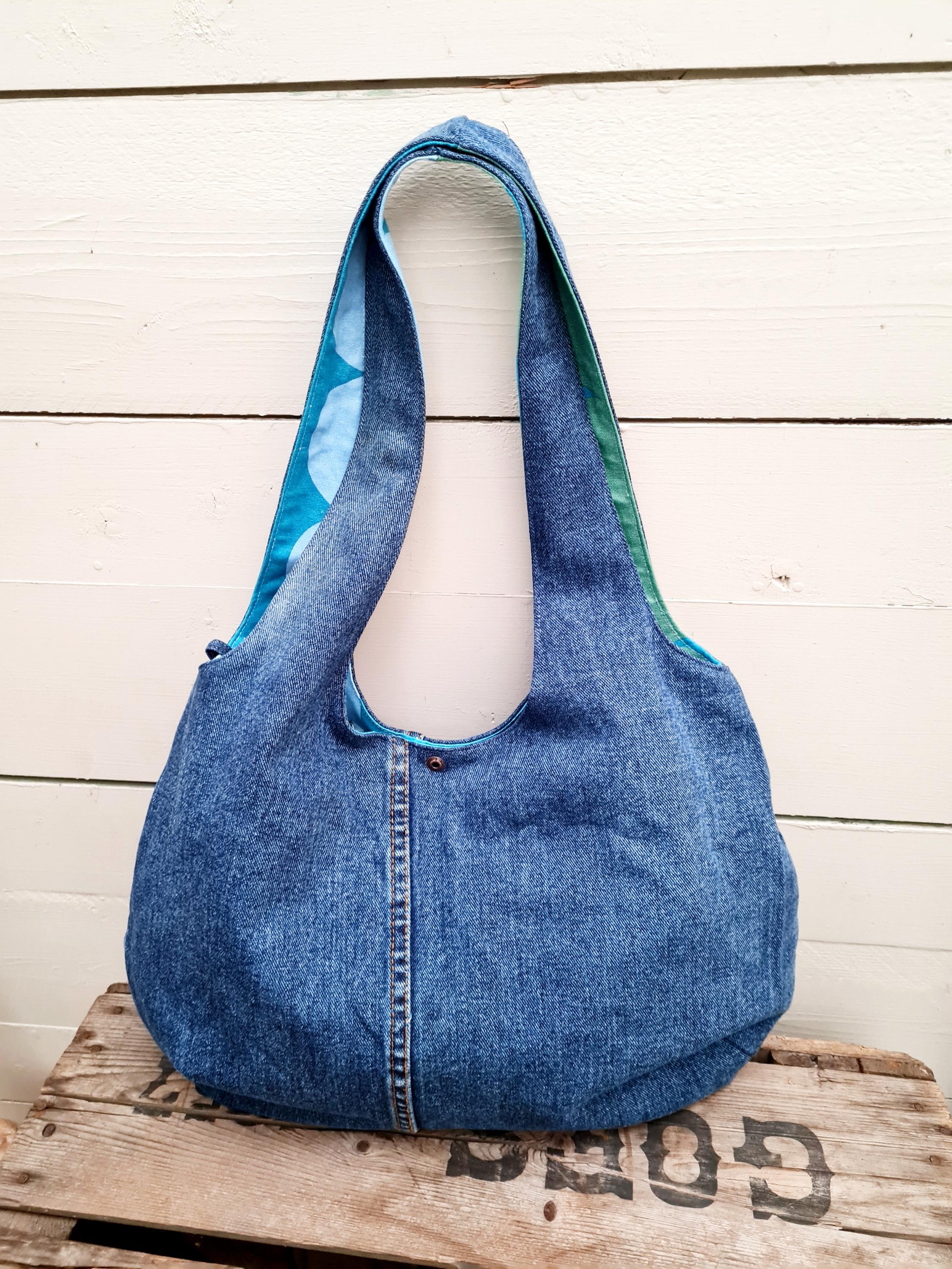 Blue jean hobo bag hotsell