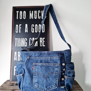 denim purse, crossbody bag