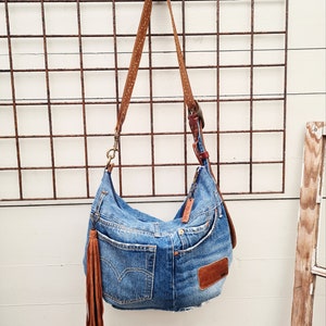 Levi Denim shoulder bag, hobo bag