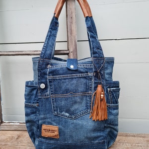 Petite sac bandouli re en jeans bleu RL sac main en denim