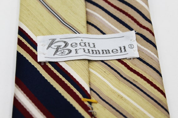 Beau Brummell Italian Diagonal Striped Linen Blen… - image 7