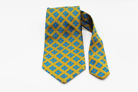 Local Gentry Resisto Kipper Gold & Blue Mens Neck… - image 3