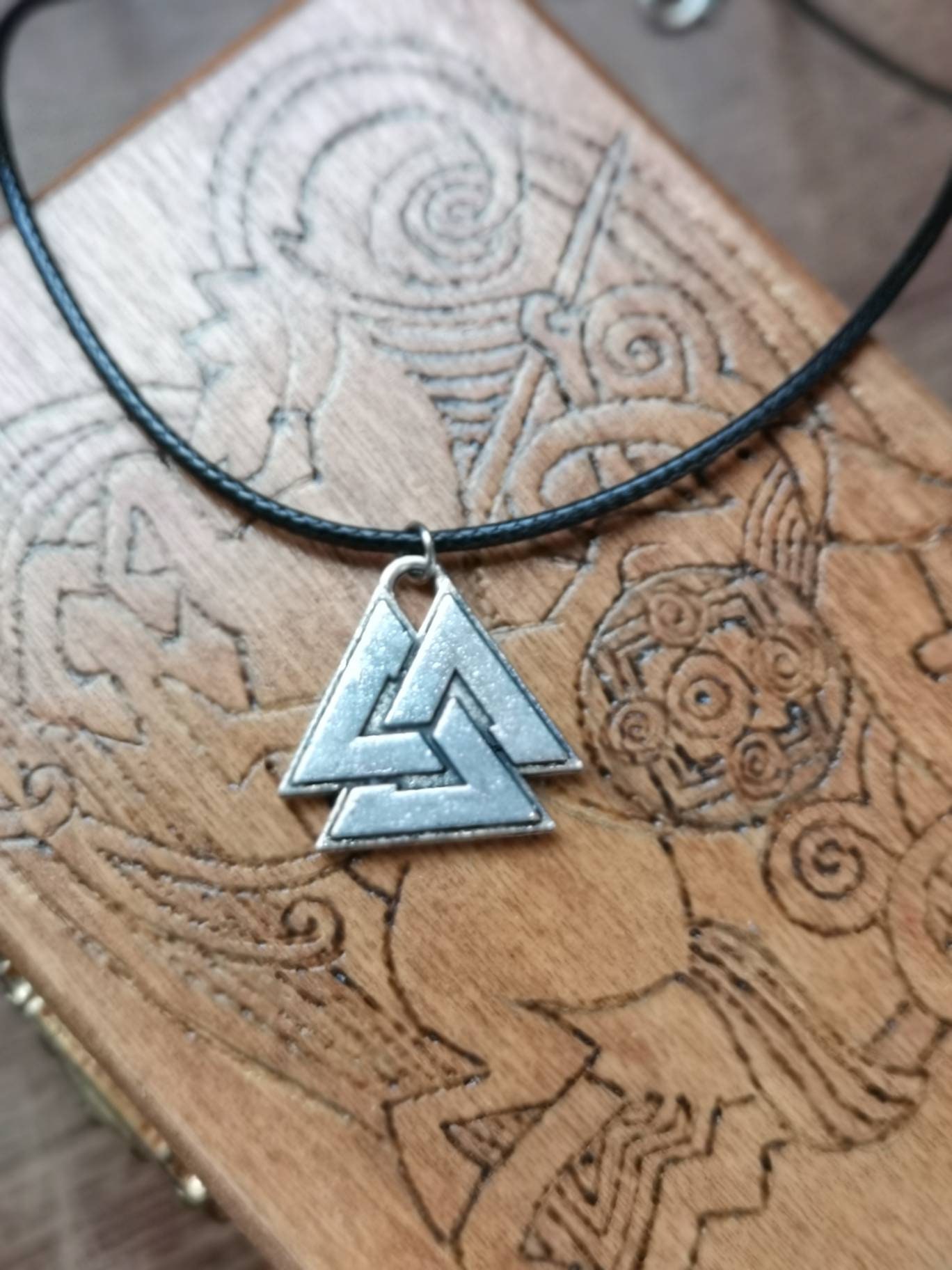 Valknut Norse Small Pendant Necklace