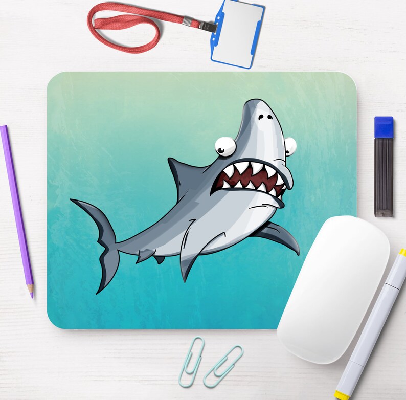 Ocean Mousepad Mousepad Picture Mousepad Shark Mouse Pad
