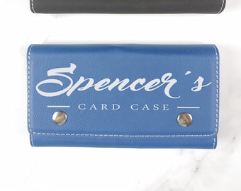 Personalized Deck of Cards & Dice Case: Engraved Poker Travel Set