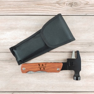 Martillo multiherramienta personalizado: herramienta de bolsillo grabada con llave inglesa