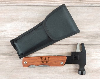 Martillo multiherramienta personalizado: herramienta de bolsillo grabada con llave inglesa