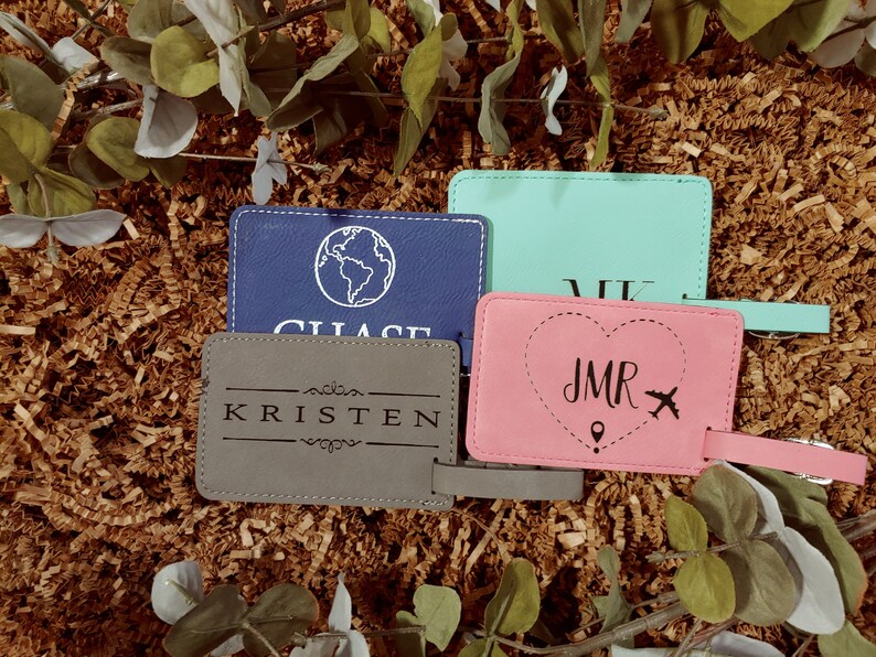 Personalized Luggage Tags Custom Luggage Tag Luggage Tags Etsy