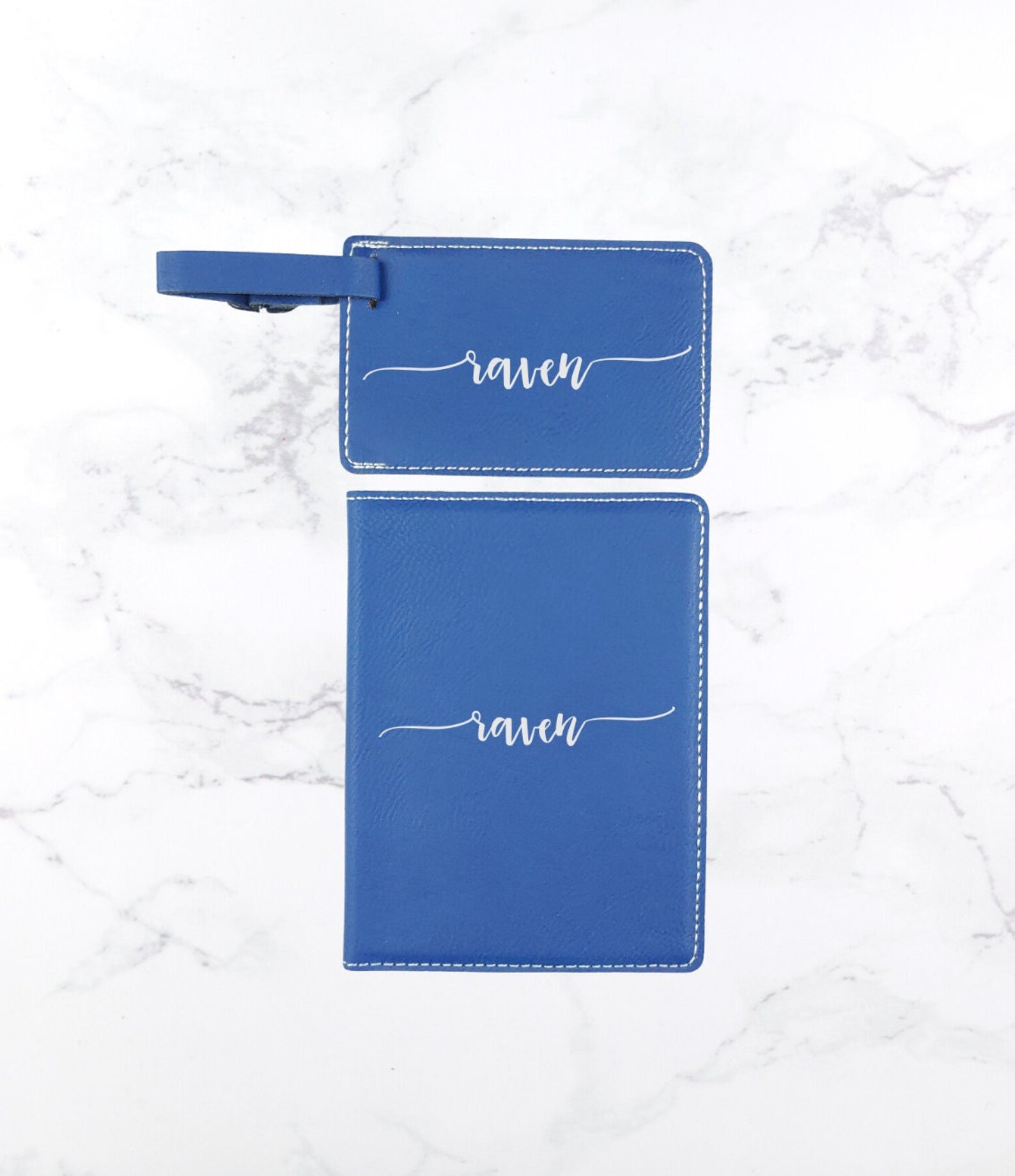 Passport Holder Luggage Tag Travel Set Bridesmaid Gift Etsy