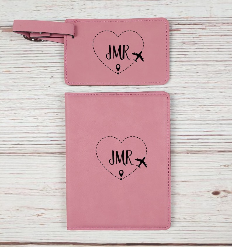 Passport holder luggage tag travel set bridesmaid gift Etsy