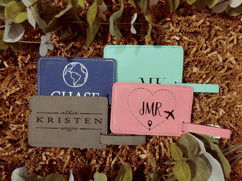 Personalized Luggage Tags Custom Luggage Tag Luggage Tags Etsy