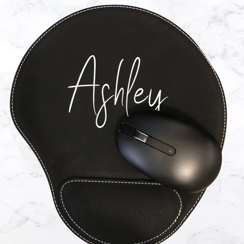 Personalized Office Decor Mouse Pad Custom Name Mousepad Etsy