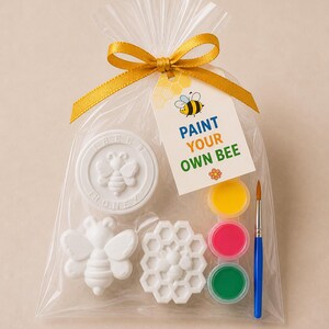Bee & Honeycomb Kids Painting Kit Small kit – DIY Craft Party Favor