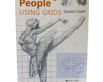 Drawing People Using Grids: Giovanni Civardi’s Step-by-Step Guide - Art Book - NEW