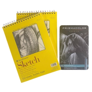 Ultimate Sketch & Drawing Set – Strathmore Sketchbooks and Prismacolor Graphite Pencil Kit