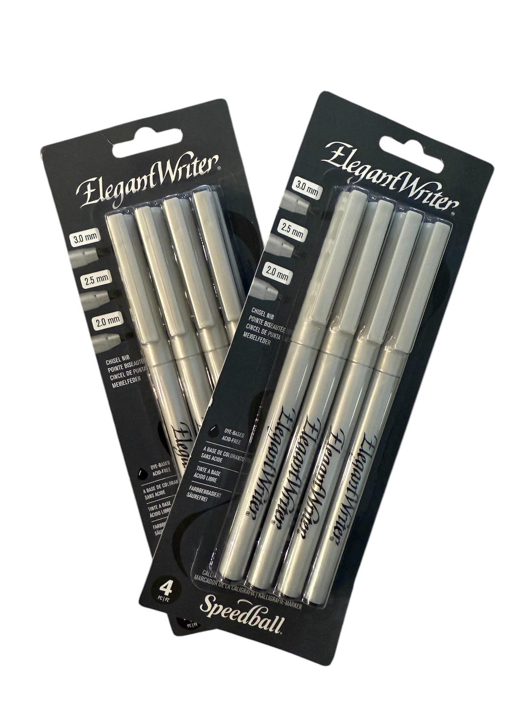 Speedball Elegant Writer Calligraphy Markers – 2 Packs of 4 ...