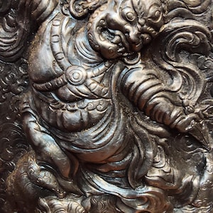 Dorje Drollo iron 32x28 cm  unique collection