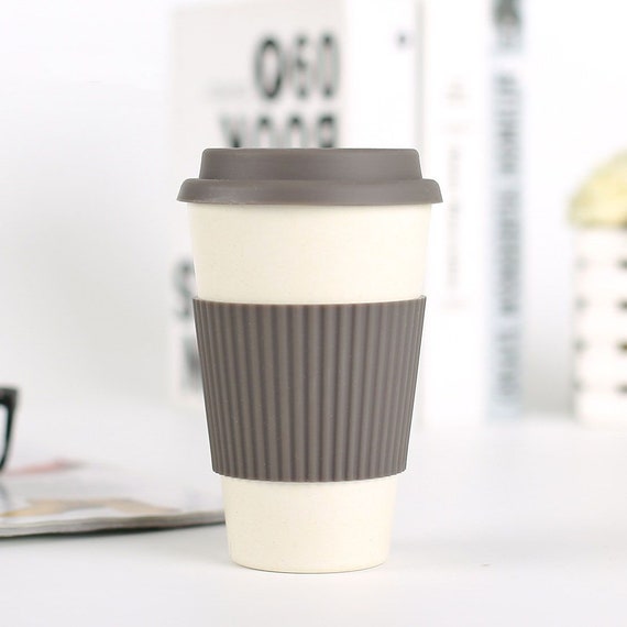 Custom Design Reusable Bamboo Fiber Eco friendly Coffee Cup Custom Design Reusable Bamboo Fiber Eco friendly Coffee Cup
