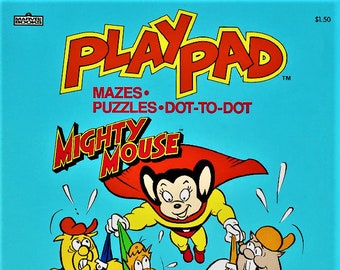 and layered SVG cut file PNG vintage cartoon mighty mouse image file image file for crafters. JPG compatible with Cricut design space