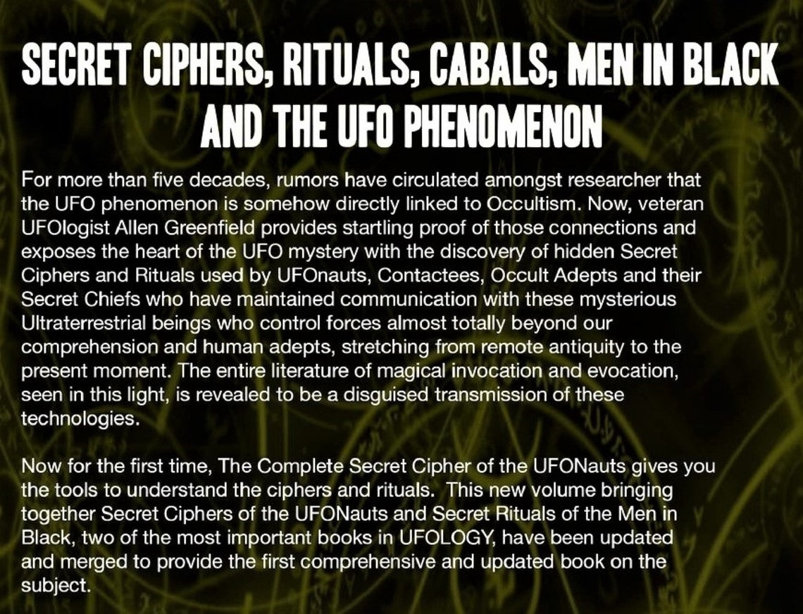 the secret cipher of the ufonauts the secret cipher of the ufonauts