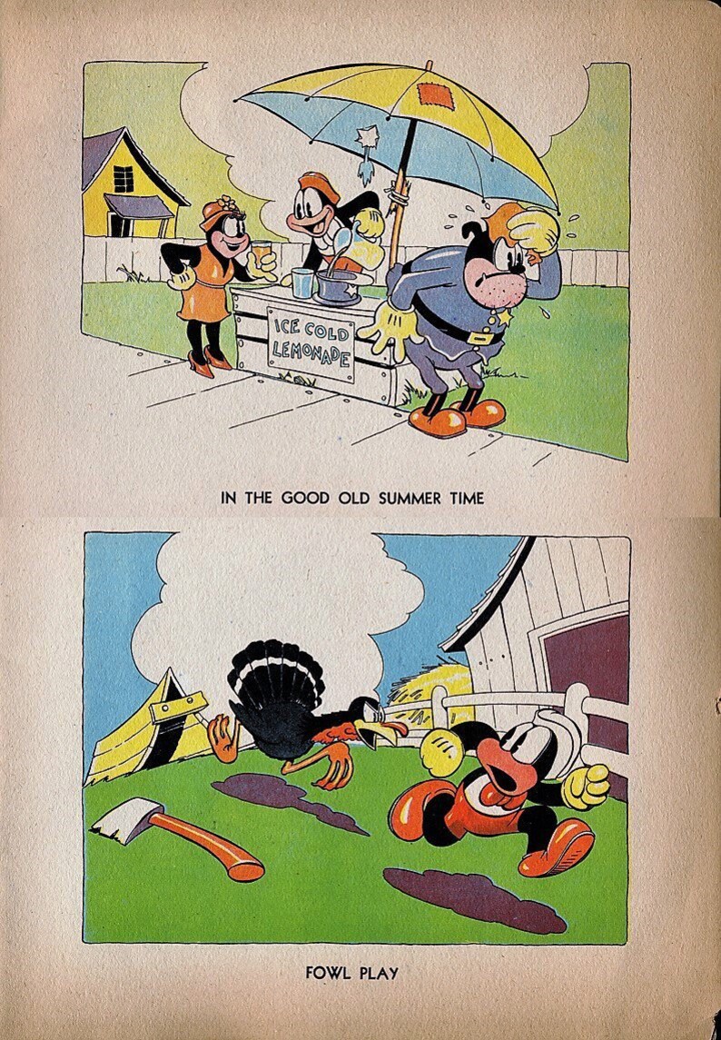 Download Flip The Frog Cartoon Comic Coloring Book 1932 Vintage PDF | Etsy