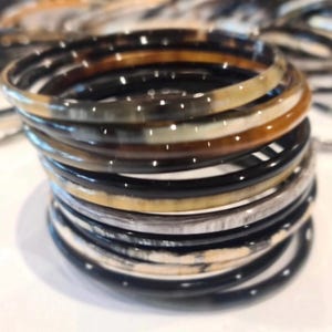 Buffalo horn rushes, 0.4 cm thick, Rock, Chic, Boho style, ideal for a gift/party/wedding/birthday/