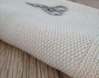 Couverture Tricotee Main Etsy