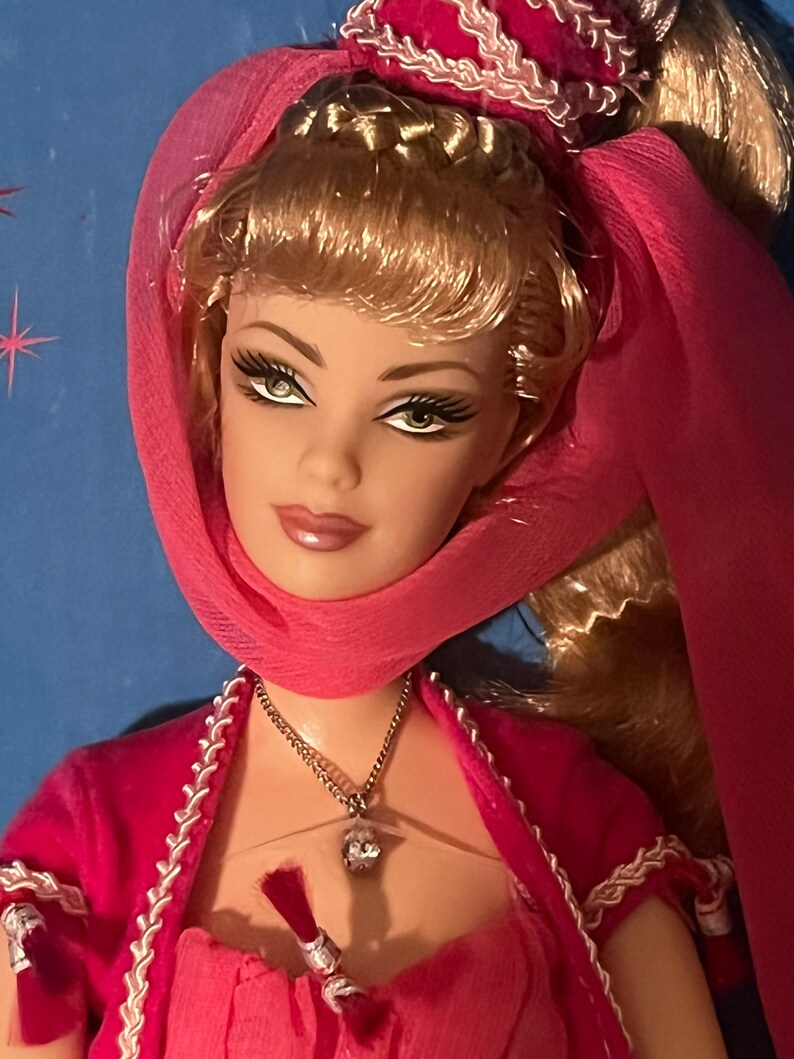I Dream of Jeannie Barbara Eden Barbie Doll 2000 Mattel 22913 Etsy