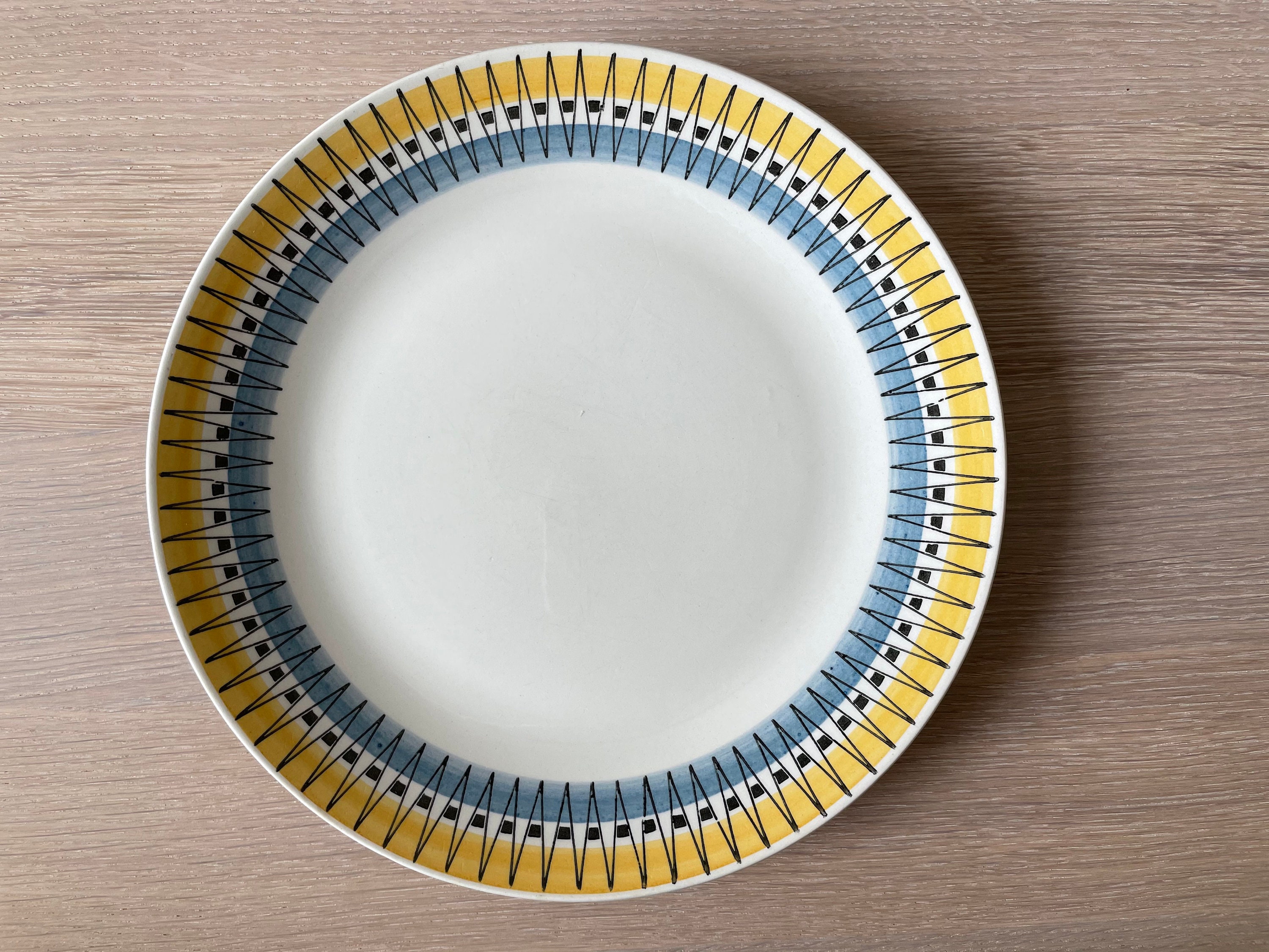 Upsala-ekeby Gefle Vintage 21 Cm Plate POLAR - Etsy