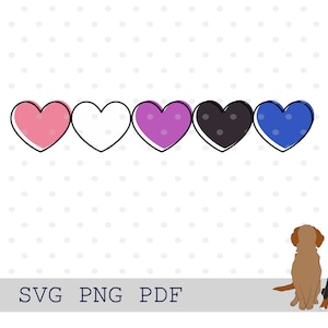 Genderfluid Png, LGBTQ+ Pride SVG, de toekomst is vloeiend, Gender Fluid Heart Svg, androgyn shirt, Gay Pride shirt, gender queer, niet-binair