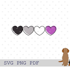 Ongeslachtelijke vlag hart SVG, Lgbtq PNG, Pride Svg, ACE Pride Festival sublimatie, Gay Pride clipart, Queer Heart Shirt