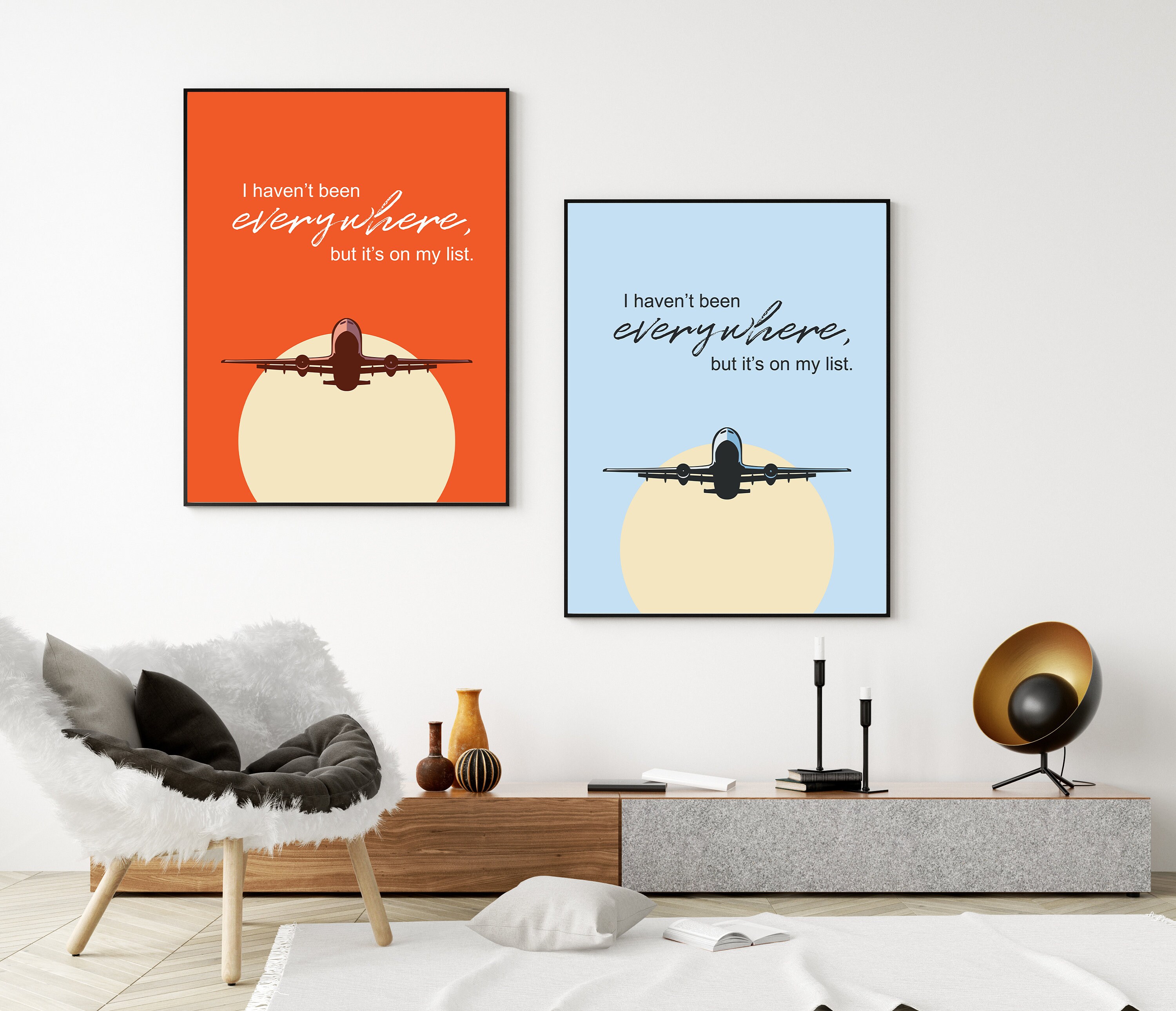 Travel Print Framed Wall Art Travel Decor Travel Art Etsy