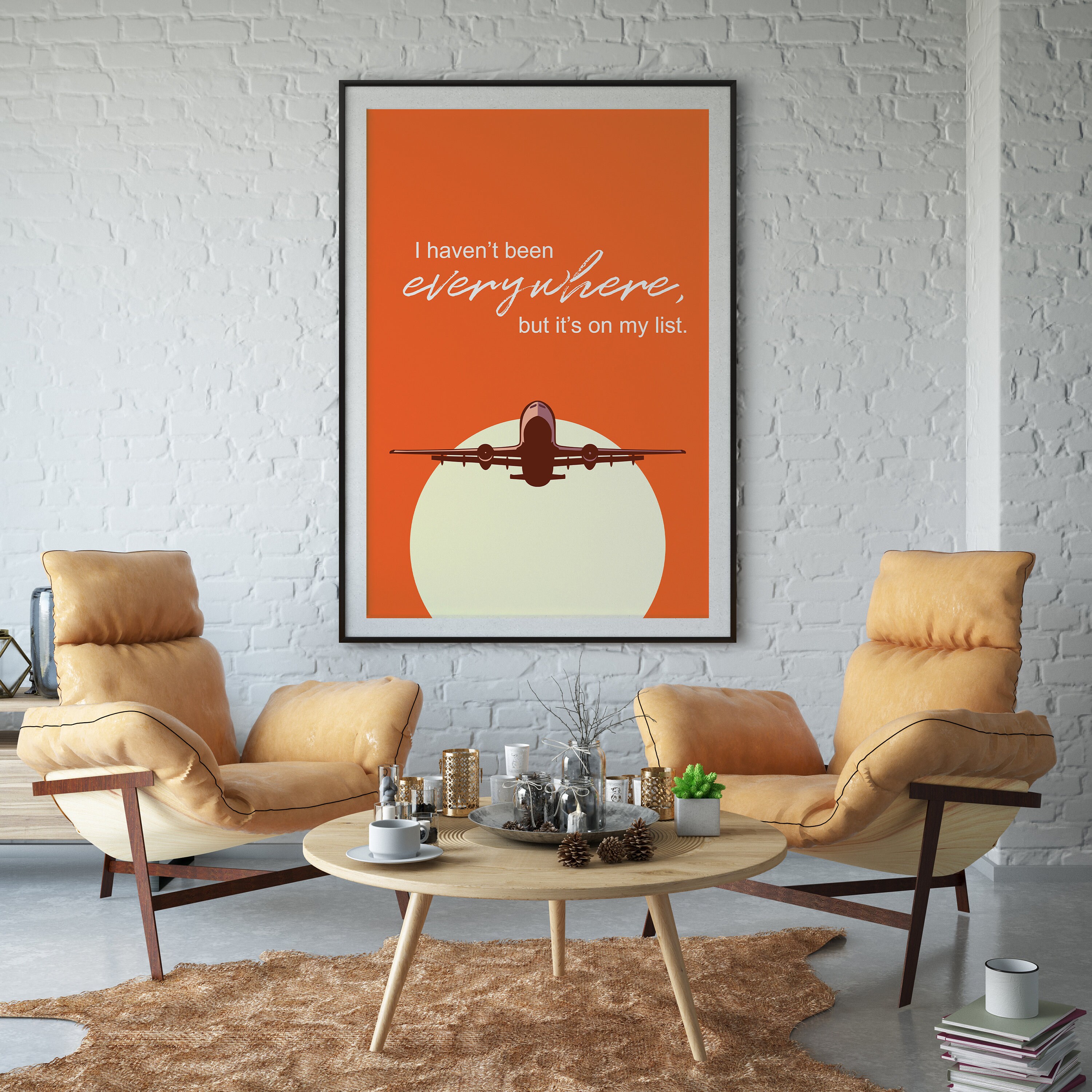 Travel Print Framed Wall Art Travel Decor Travel Art Etsy