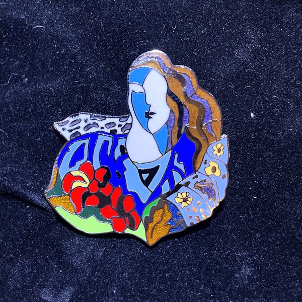 Vintage Piero Resta x ACME Studio "Homage to Nature" Enamel Brooch