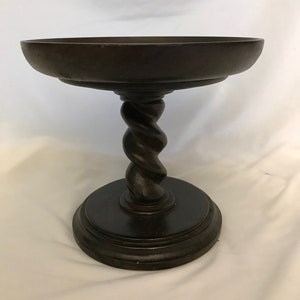 Pedestal Fruit Bowl or Candle Holder