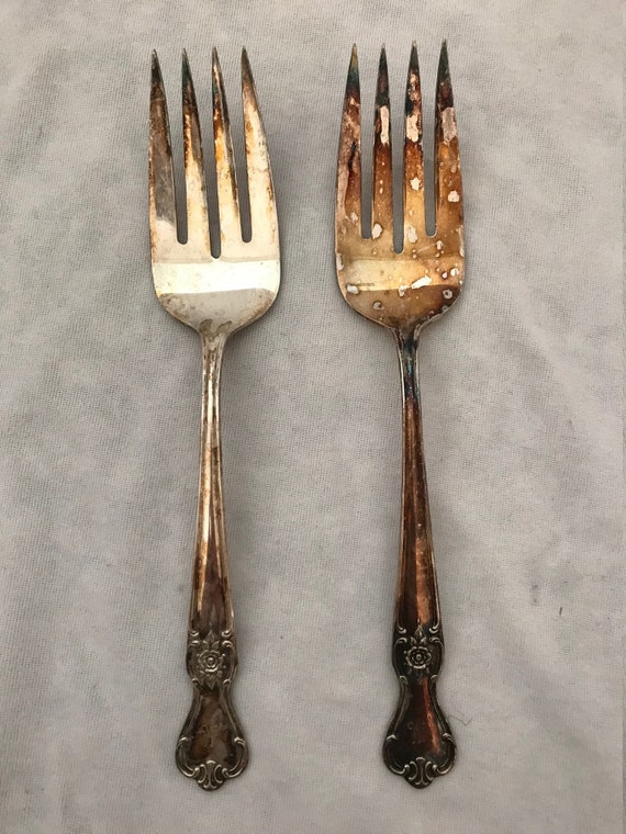 Old company plate fork sale