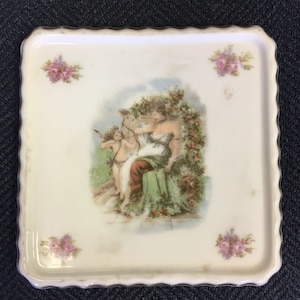 Antique Zeh, Scherzer & Co. Bavaria Porcelain Trivet