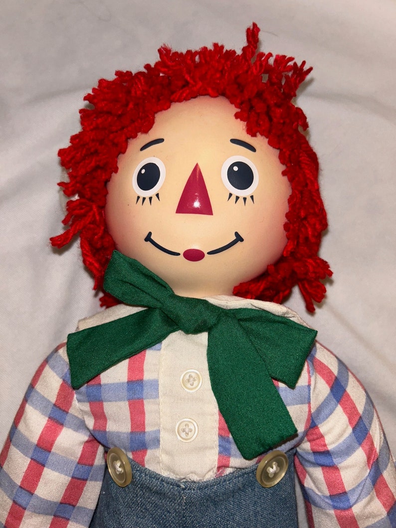 2004 Porcelain Classic Raggedy Andy Doll With Stand the - Etsy