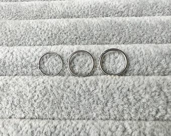 Surgical Steel Nose Ring Hoop: Cartilage, Tragus, Helix - 18G 20G 22G
