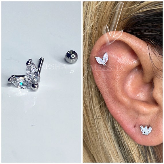 Helix leaf earring best sale