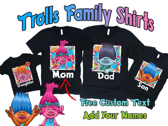 Trolls Family Matching Shirts Trolls 