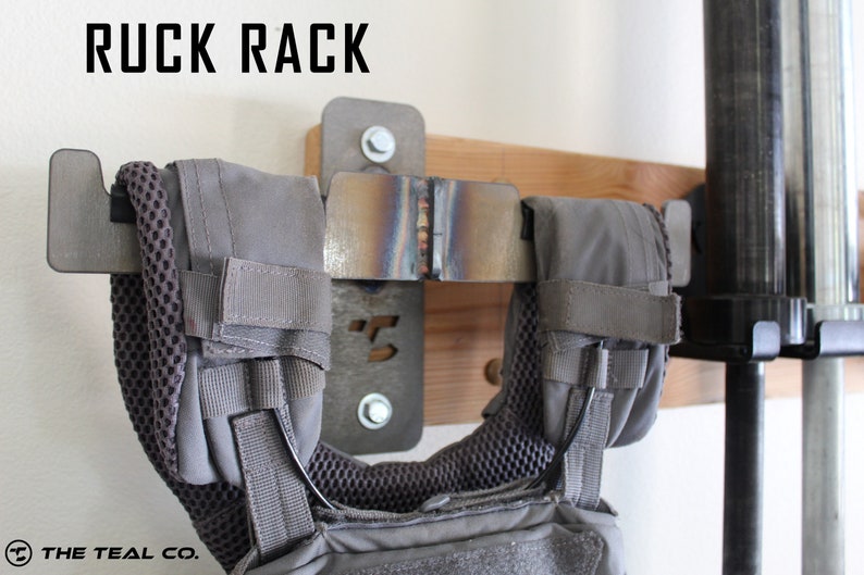 Ruck Rack Wallmounted Hanger/Holder Tactical Gear, Plate Carrier