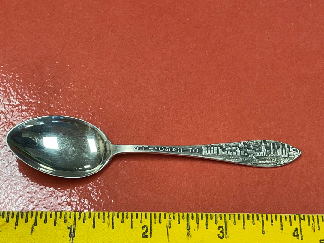Antique Sterling Silver Souvenir Spoon chicago Ill With Etsy