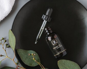 Aceite para barba sin perfume de 1 onza líquida